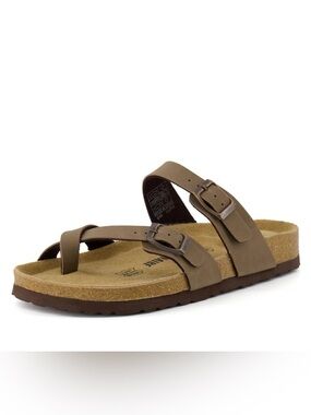 NEW Cushionaire Luna Cork Footbed Sandal Size 9